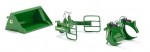 Wiking 77381 Frontlader set A John Deere groen